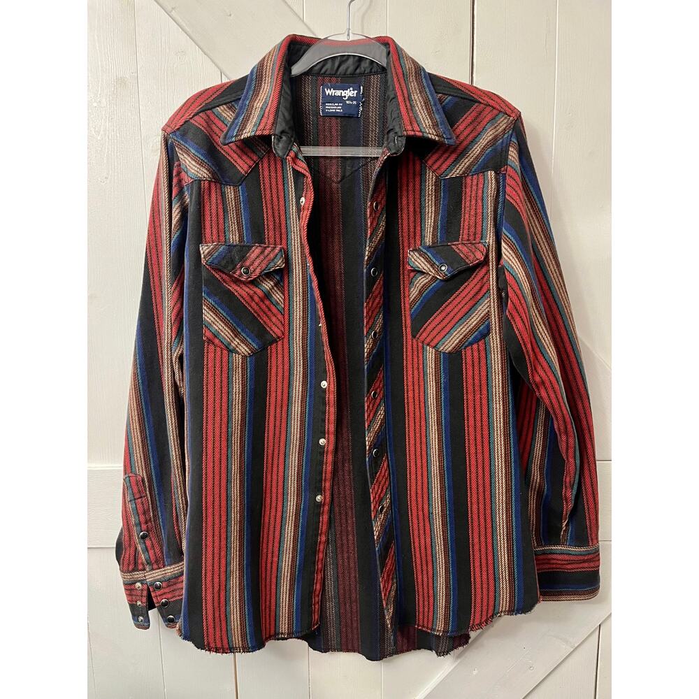Vintage Wrangler Button Down Flannel